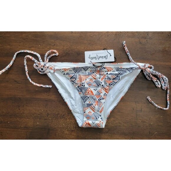 NWT Rachel Pally S Citrus Maze Palau Tie Side Bikini Swim Bottom 123472 - Picture 1 of 2